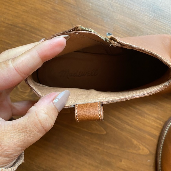 Madewell Brown Leather Billie Ankle Boots size 8 - Picture 3 of 4